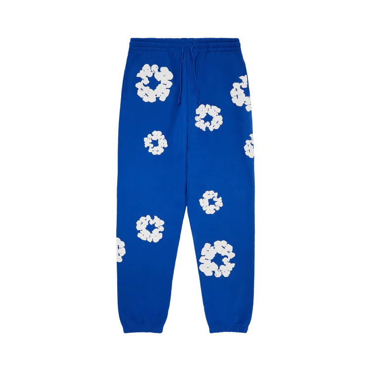 Denim Tears The Cotton Wreath Sweatpants 'Royal Blue'