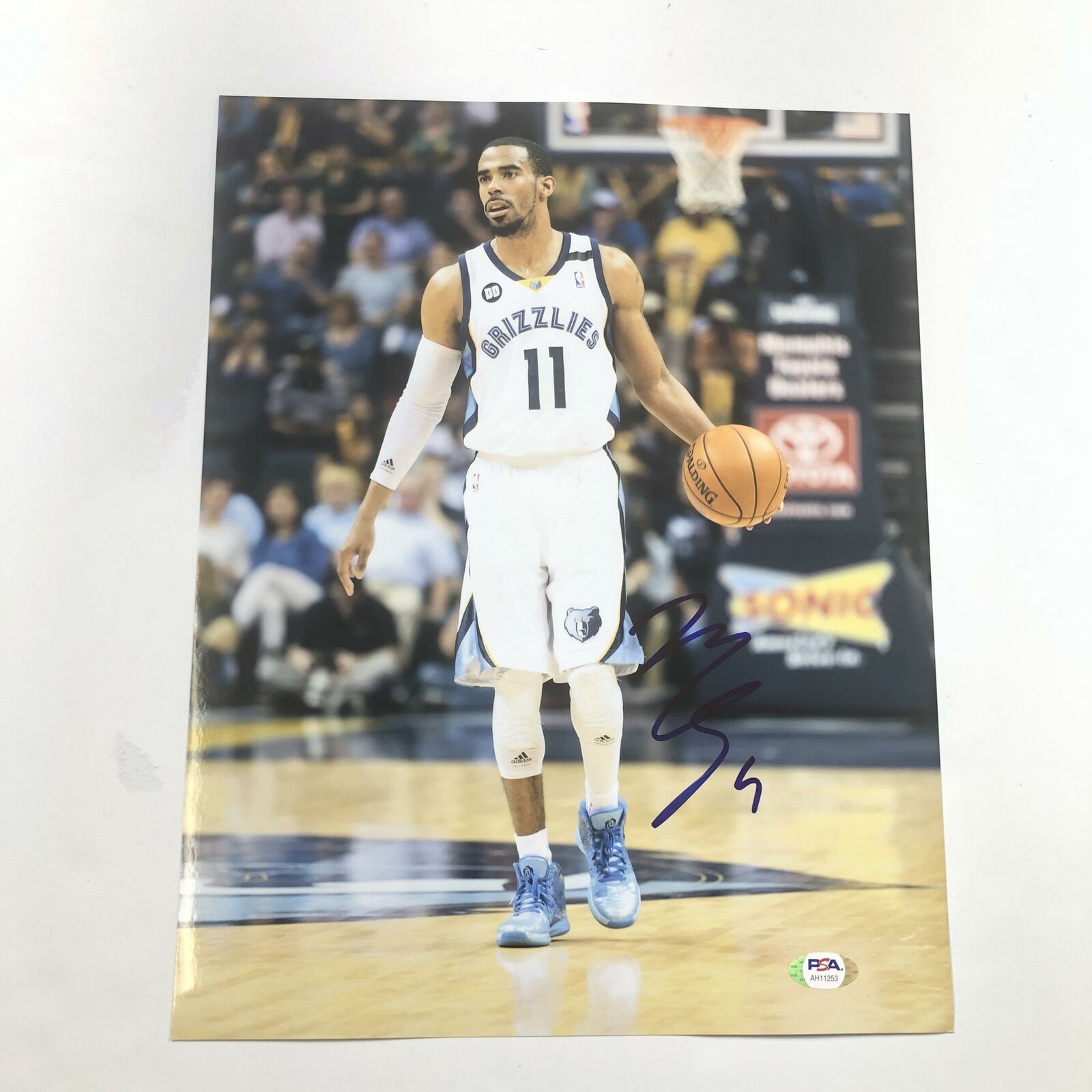 Mike Conley signed 11x14 Photo Poster painting PSA/DNA Memphis Grizzlies Jazz Autographed