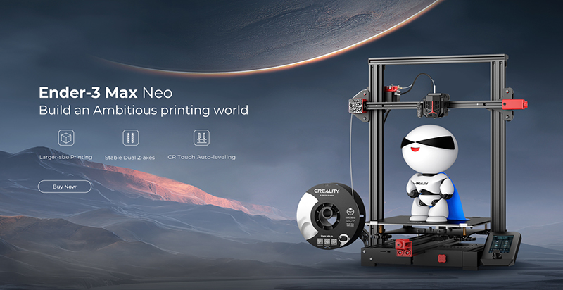 2023 Official Creality Ender-3 V2 Neo 3D Printer Integrated Design