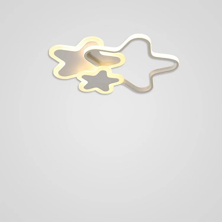 Triple Star Flush Mount Light LED Ceiling Light for Baby Kids Lighting - Appledas