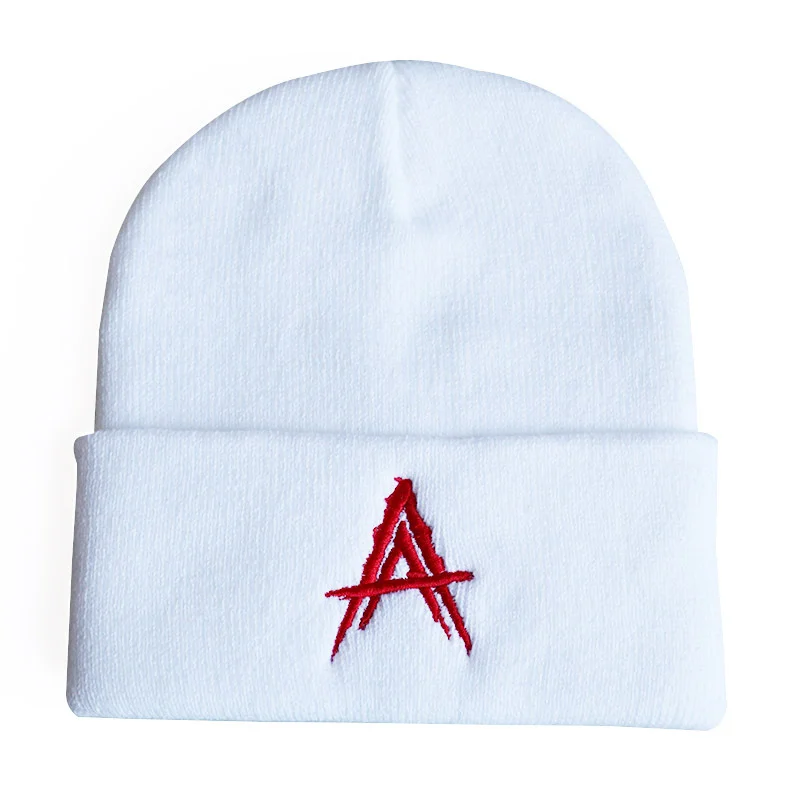 Anuel AA Embroidered Knit Hat Real Hasta La Muerte Hip Hop Pullover Hat
