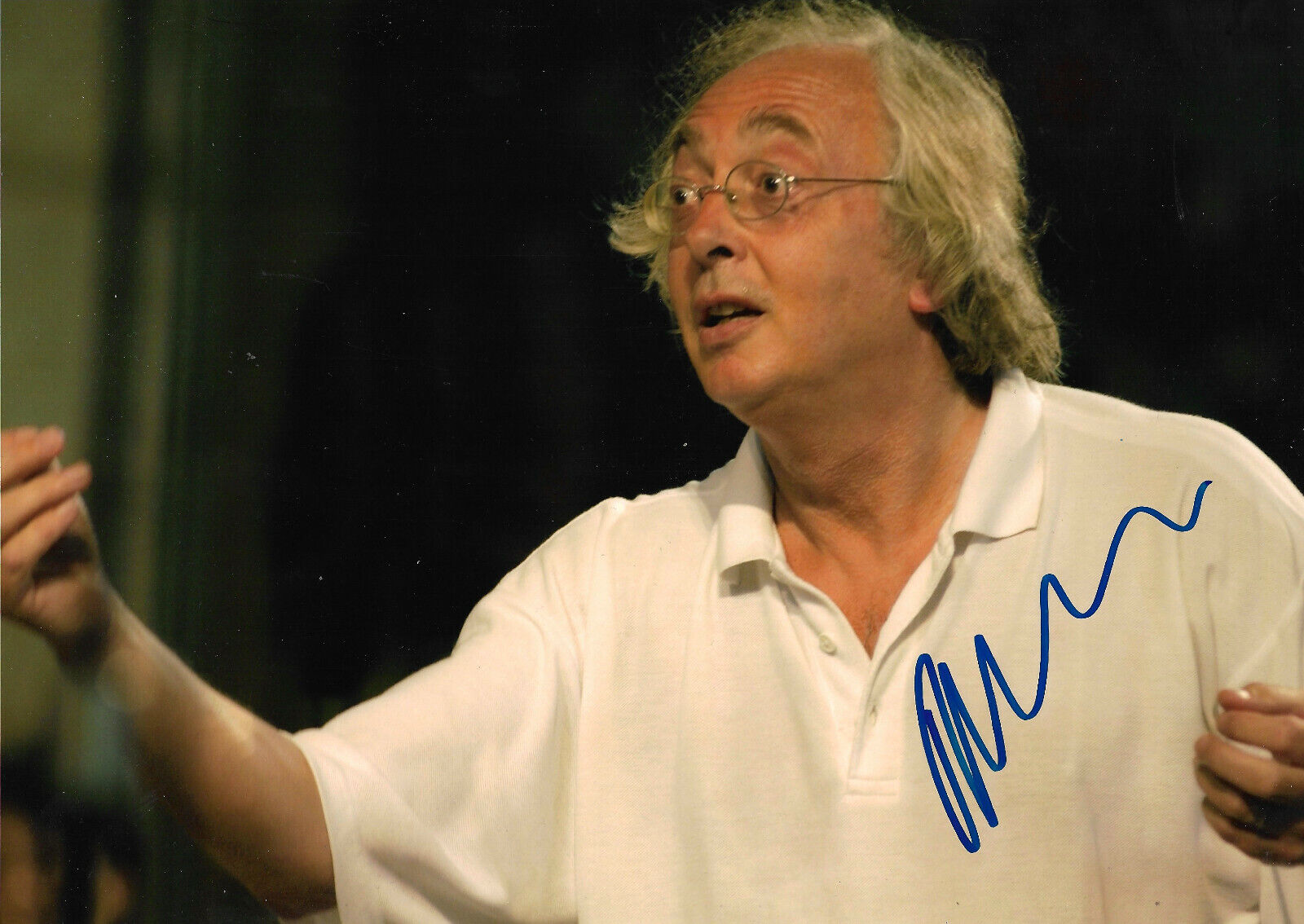 Philippe Herreweghe Conductor signed 8x12 inch Photo Poster painting autograph