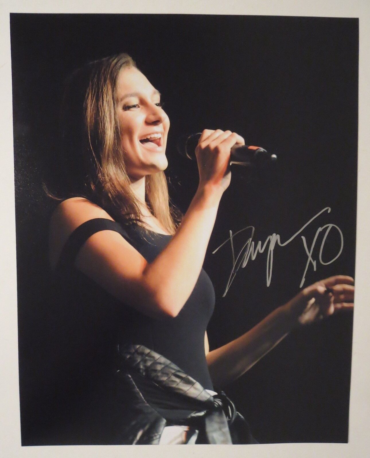 DAYA Popstar Grace Tandon REAL hand SIGNED 11x14 concert Photo Poster painting #1 COA Hide Away