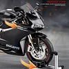 Motorcycle Model With Engine Startup, Throttle Control, And Exhaust Spray Simulation, Die-Cast Motorcycle, Ideal Gift For Men