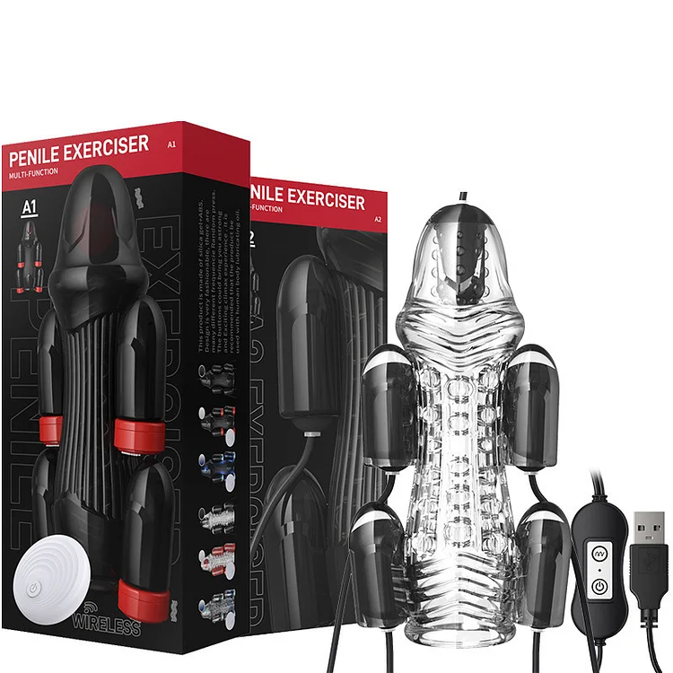 Transparent Advanced New Wireless 1-5 Trainer 11 Generation Pro Penis Vibration Massager Cross Border