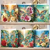 (US Local)6Pcs Diamond Painting Greeting Card Butterfly Diamond Handmade Card for Friends