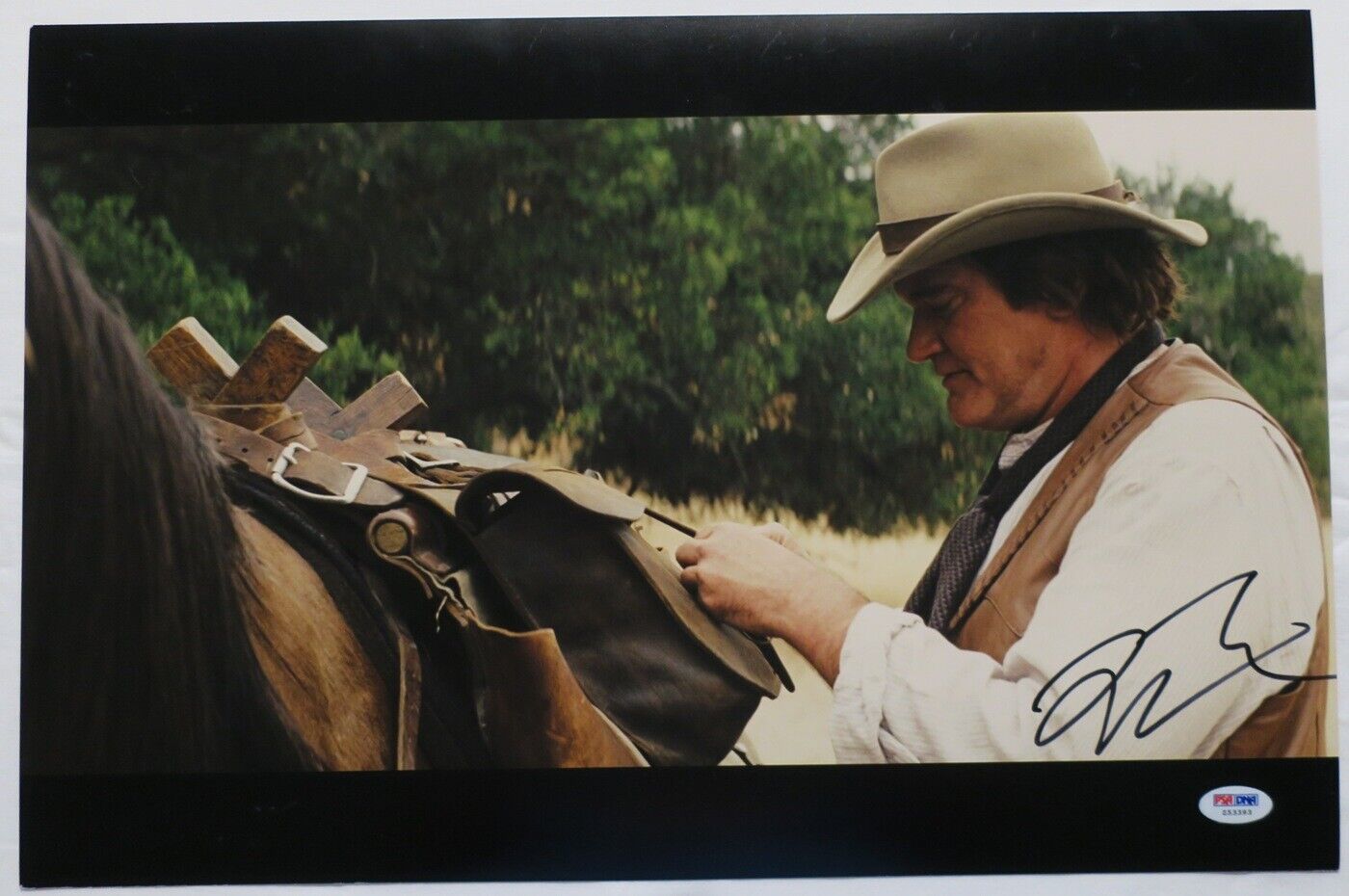 Quentin Tarantino Signed Django Unchained Autographed 12x18 Photo Poster painting PSA/DNA#Z53393