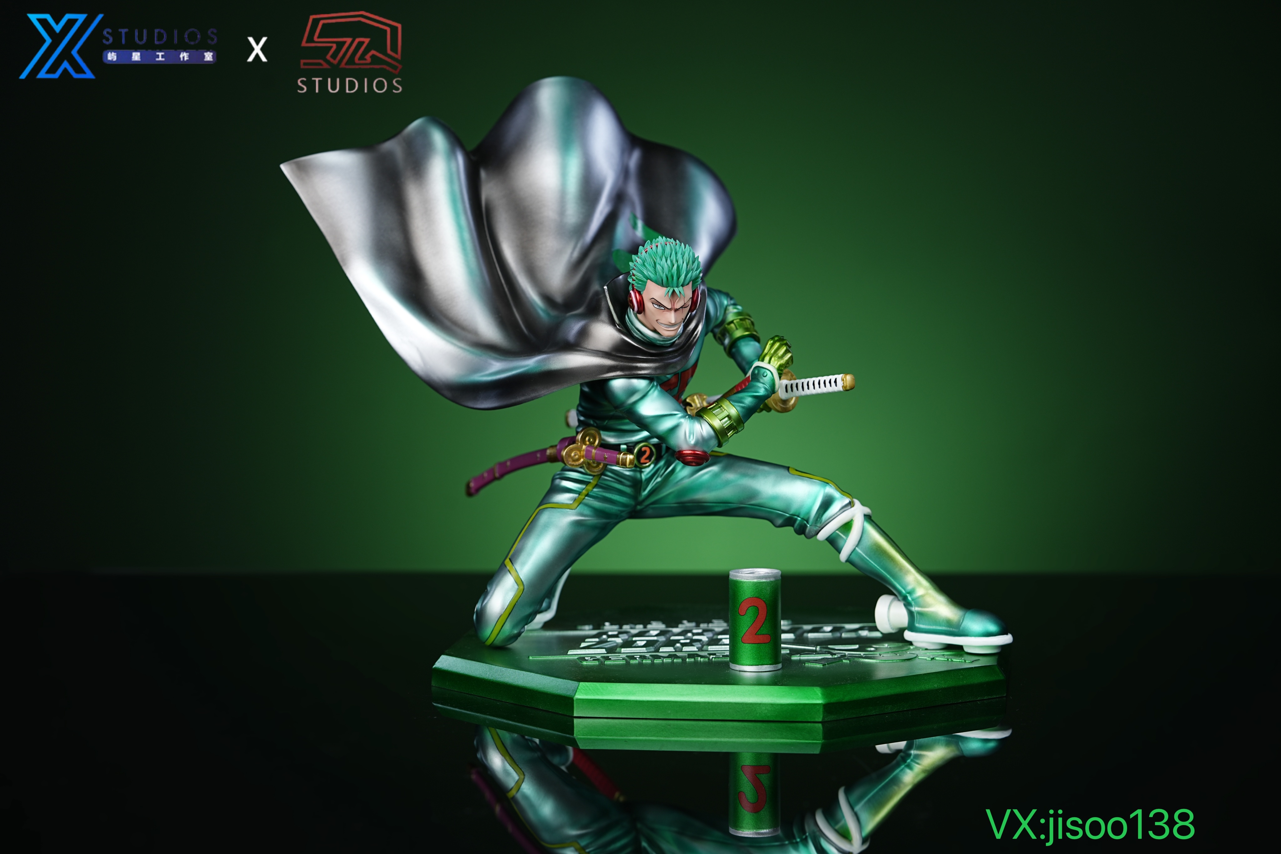 YuXing Studio - One Piece Germa Kingdom Roronoa Zoro POP Statue(GK)