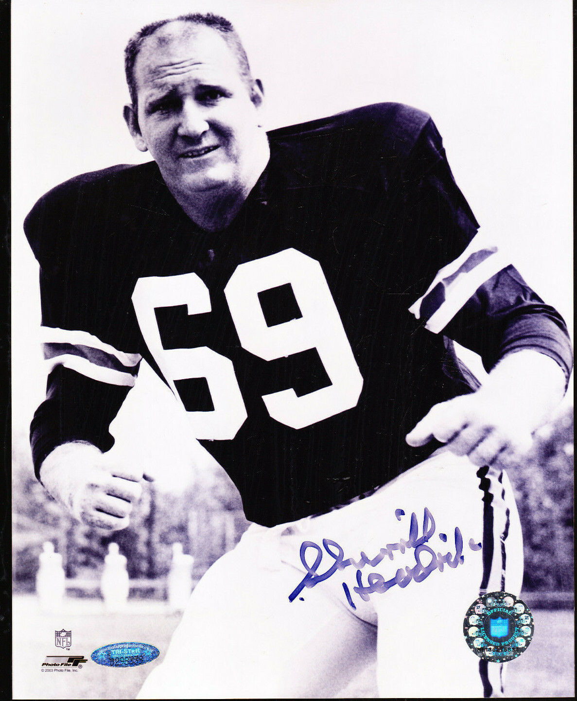 SHERRILL PSYCHO HEADRICK SIGNED 8X10 Photo Poster painting COA TRISTAR COA HIDDEN TREASURES