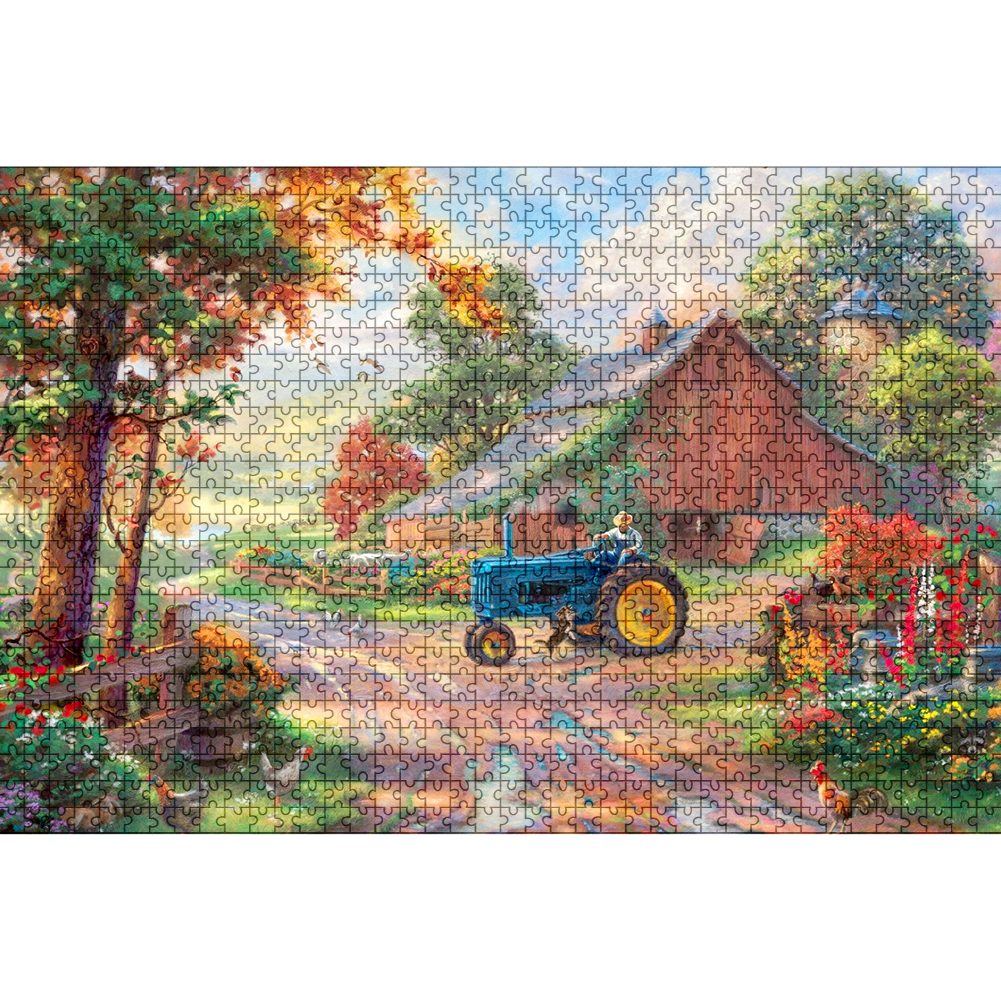 

Happiness Rural - 1000 Pieces Jigsaw Puzzle, 501 Original