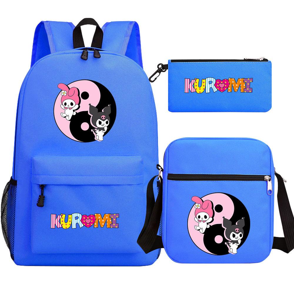 Mayoulove Kuromi Backpack Lightweight Durable Design for School and Outdoor Activities-Mayoulove