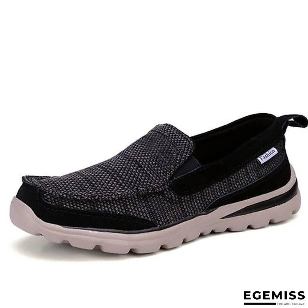 Men's Summer Daily Sneakers Mesh Black / Army Green / Dark Blue | EGEMISS