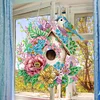 >SALE<Single Side 5D Diamond Painting Dots Pendant Wall Decor (Flower Bird Cage KJ092)