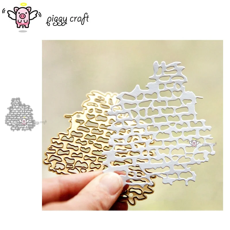 Piggy Craft metal cutting dies cut die mold Irregular wall frame Scrapbook paper craft knife mould blade punch stencils dies