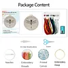 Dragonfly Bead Embroidery Kit &ndash; 15x15cm DIY Cross Stitch Set tapestrymarket