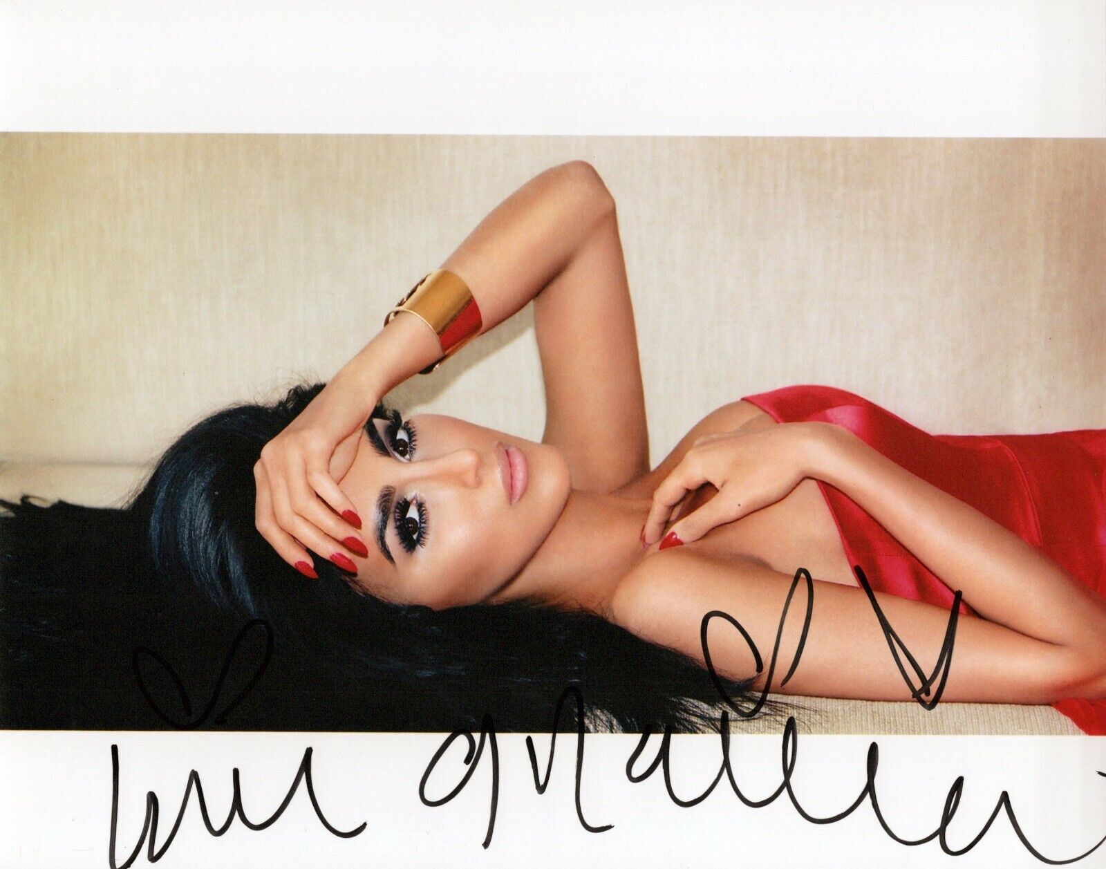 Lilly Ghalichi glamour shot autographed Photo Poster painting signed 8x10 #3