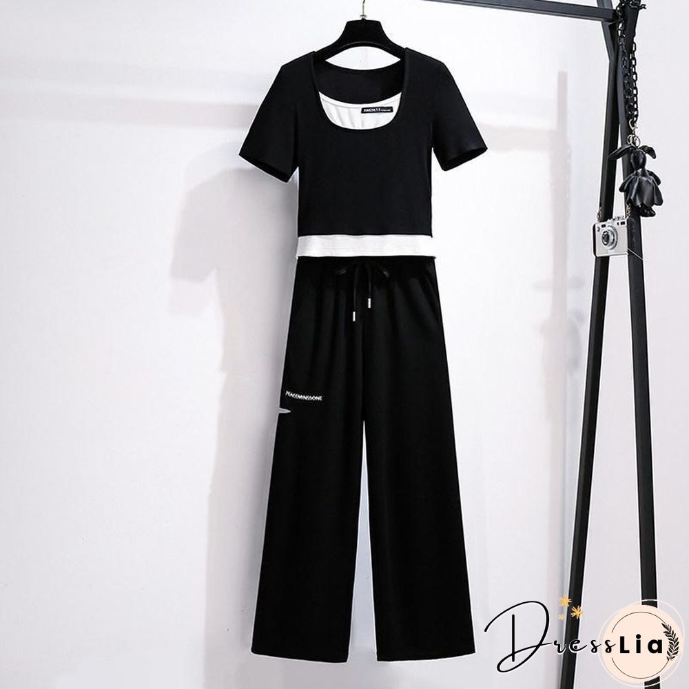 Fashion Sports Two-Piece Set P11709