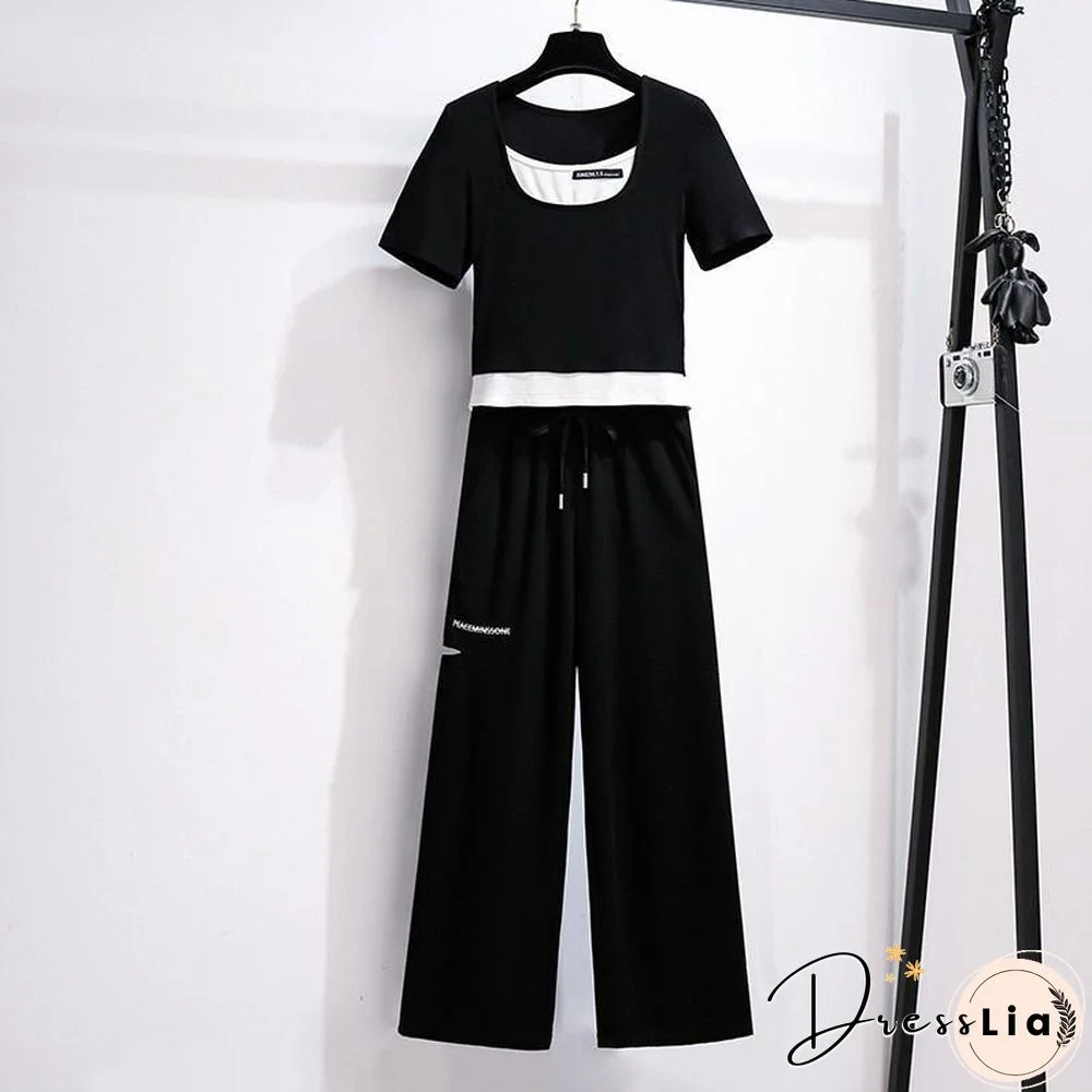 Fashion Sports Two-Piece Set P11709