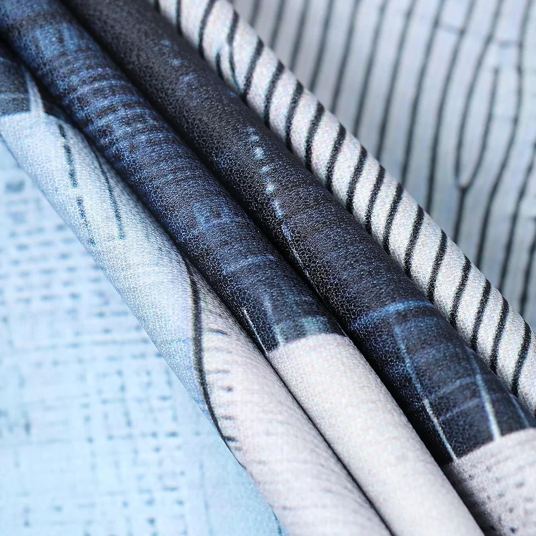 Plaid Colorblocked Men's Vacation Casual Pants