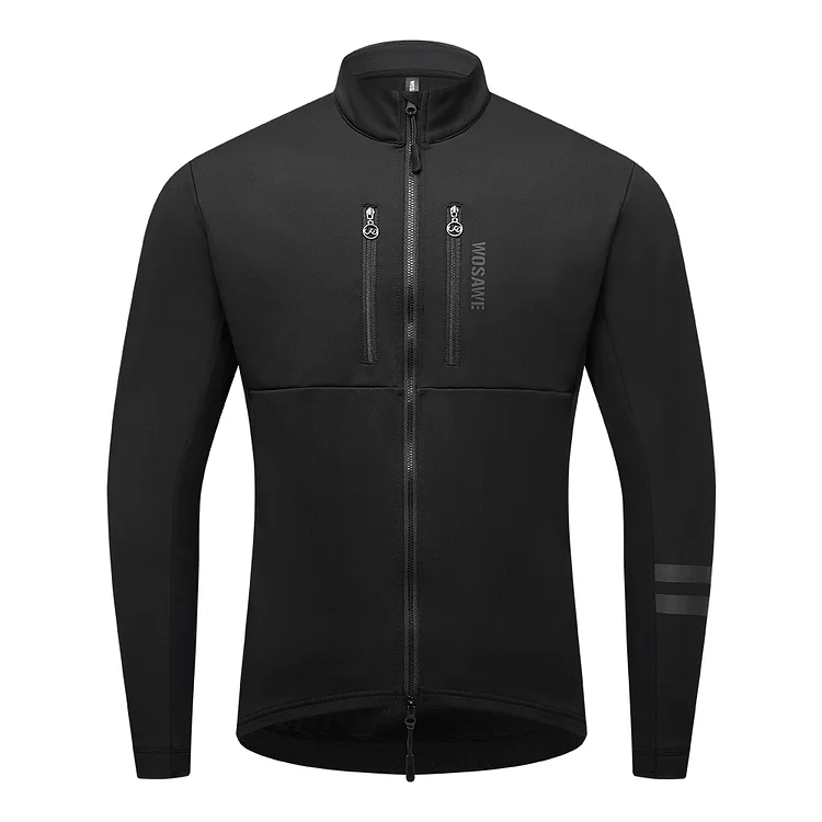 Men's Winter Cycling Jacket Thermal Fleece Warm Bicycle Jacket