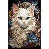 (40*60cm)Cat - Full Round Drill Diamond Painting