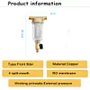 Front Purifier Stainless Steel Water Heater Pre-Filter Hardware Tool Accessories