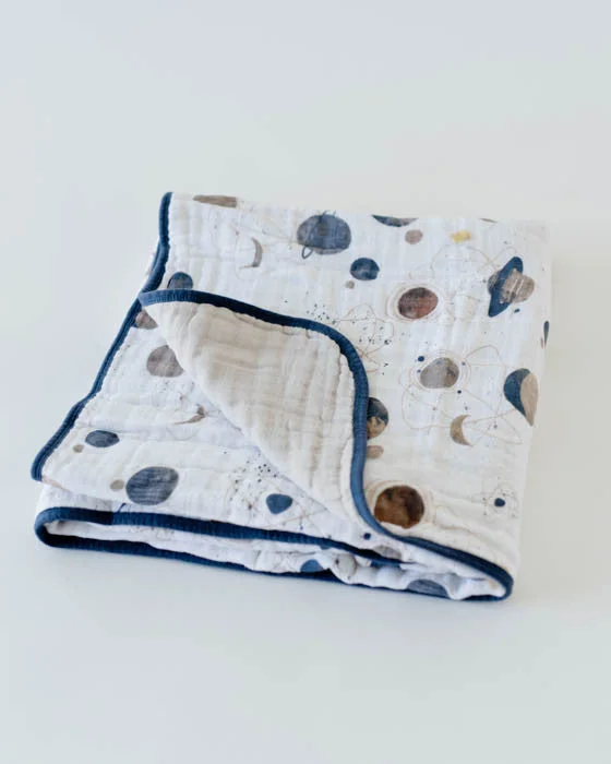 Original Cotton Muslin Quilt - Planetary