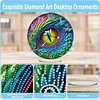 Dragon Eye Acrylic DIY Diamond Painting Clock Kit 5D Diamond Art Clock