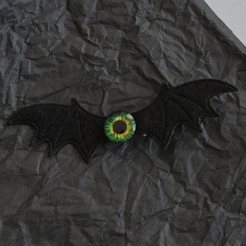 Halloween Bat with Evil Eye Hair Clip