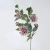 Blooming 5 Heads Tall Stem Artificial Dahlia Flower