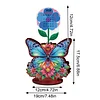 2026 Calendar DIY Diamond Art Kit Butterfly Wooden Diamond Painting Calendar