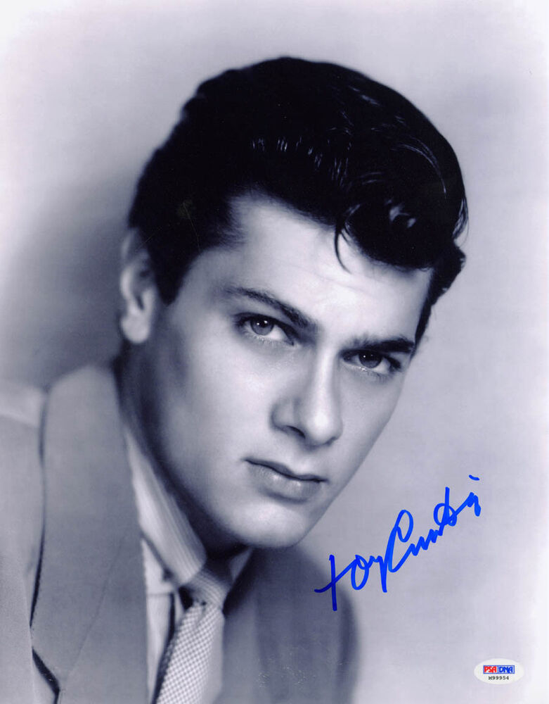 Tony Curtis SIGNED 11x14 Photo Poster painting Hollywood Movie Legend PSA/DNA AUTOGRAPHED