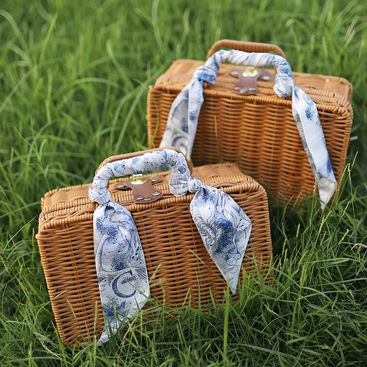 Hand-Woven Storage Box