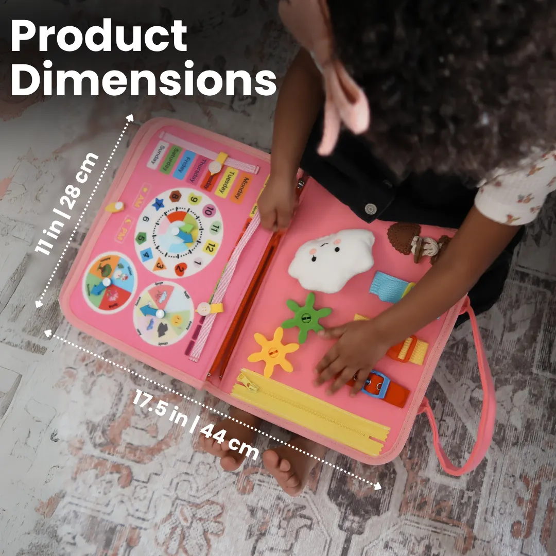 Toddla&trade; Montessori Busy Board