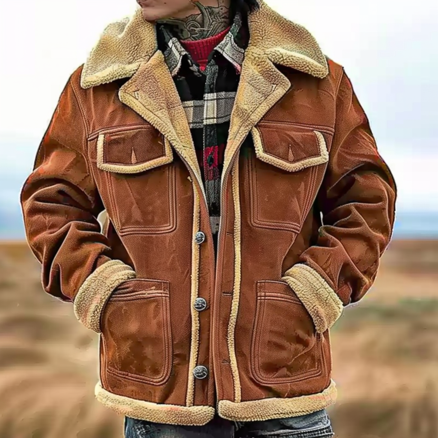 Outdoor Retro Multi-pocket Jacket