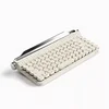 ACTTO B705 Bluetooth Wired Dual Mode Office Retro Typewriter Mechanical Keyboard for Mobile Phones, iPads and Computers