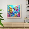 Diamond Painting-5D Full Round Drill Butterfly Fish(40*40 CM)