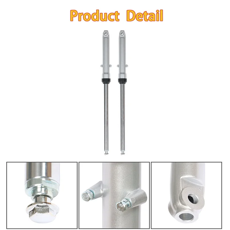 SEBLAFF Silver 27in Front Fork Tubes Shocks Absorber Replacement for CG125 CT90 CT110 Trail