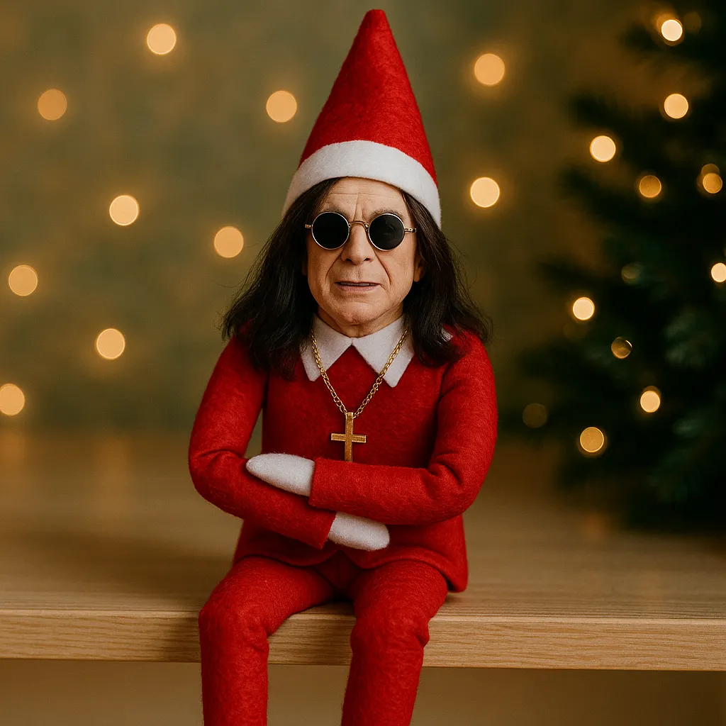 Ozzy Christmas Elf Doll