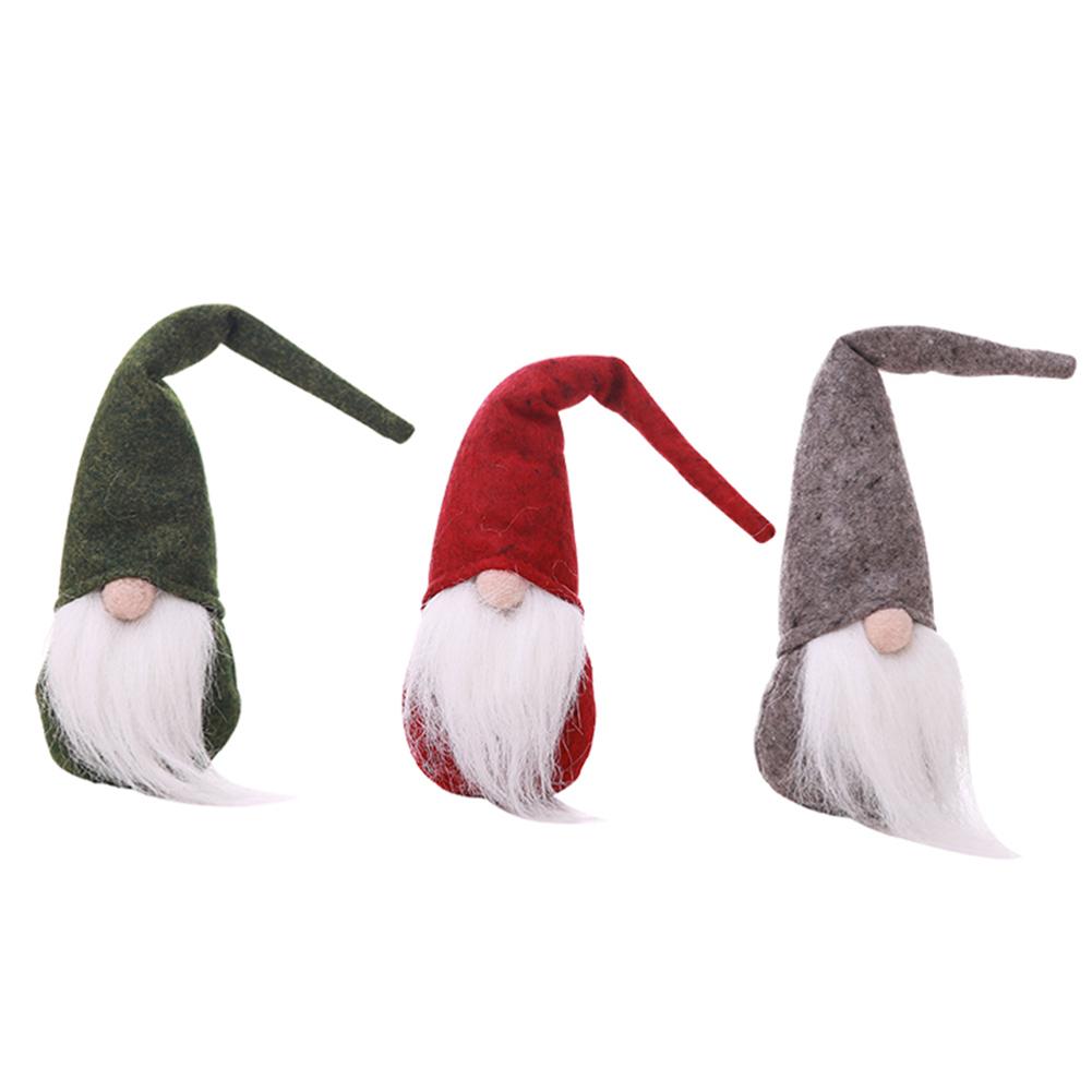 

Cartoon Old Man Faceless Doll Plush Toy for Christmas Decorations Xmas Gift, Grey, 501 Original