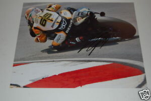 Hand Signed Loris Capirossi Photo Poster painting 10x8.