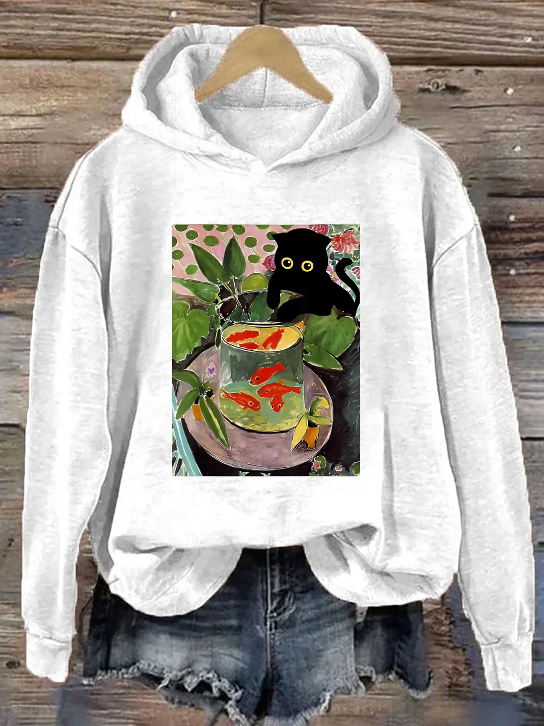 Henri Matisse Goldfish Vintage Art Hoodie