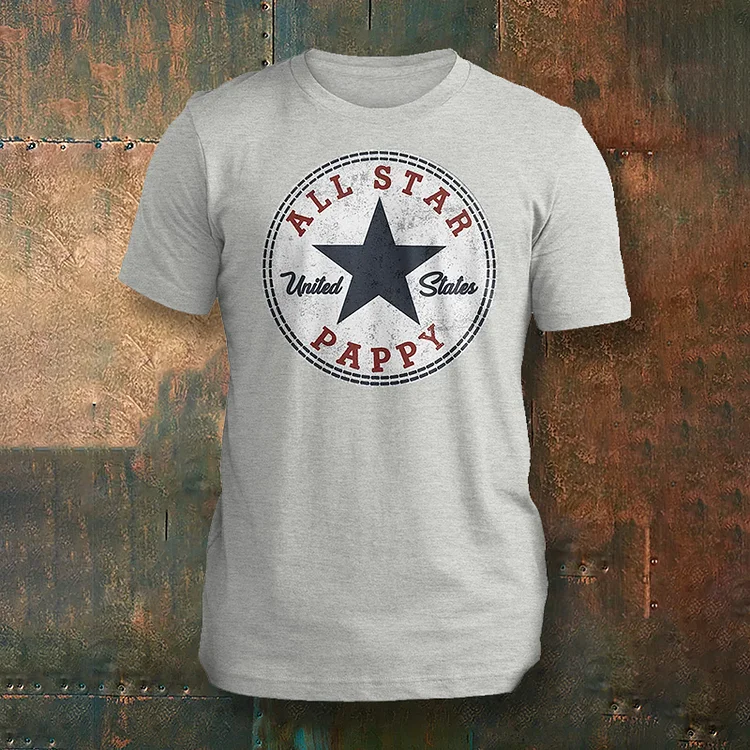 BrosWear All Star Pappy Print Short Sleeve T-Shirt