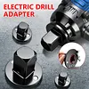 4Pcs Low Profile Impact Socket Adapter Set 3/8 to1/2 1/4 to3/8 3/4 to1 1/2 to3/4 Steel Heavy-Duty Impact Convertor for Automotive Repairs DIY Projects Maintenance
