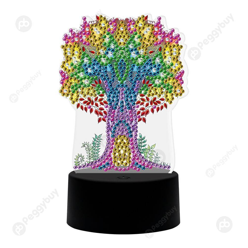 

Colorful Tree-DIY Creative Diamond LED Lamp, 501 Original