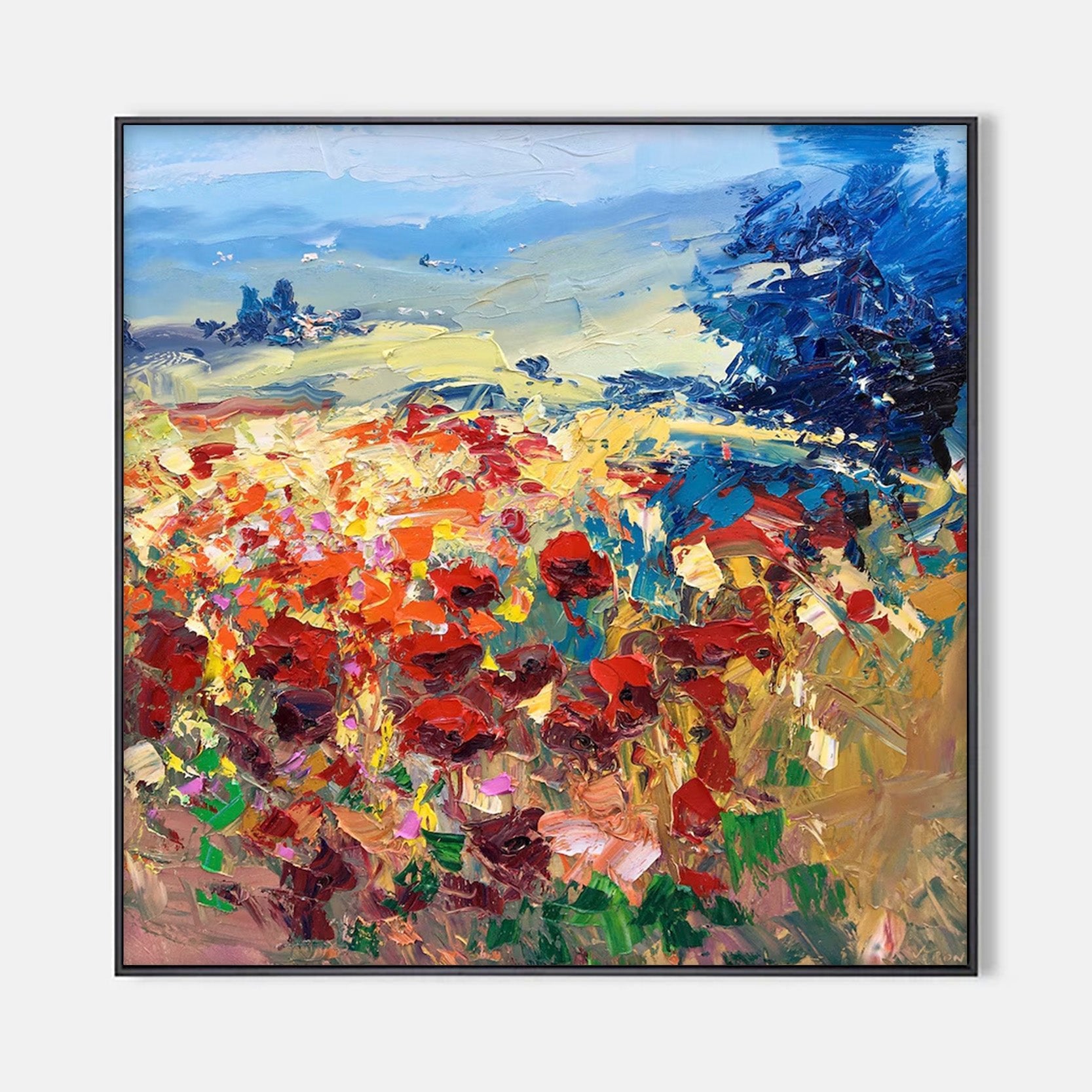 Arabelart Poppy oil painting on canvas, AR340