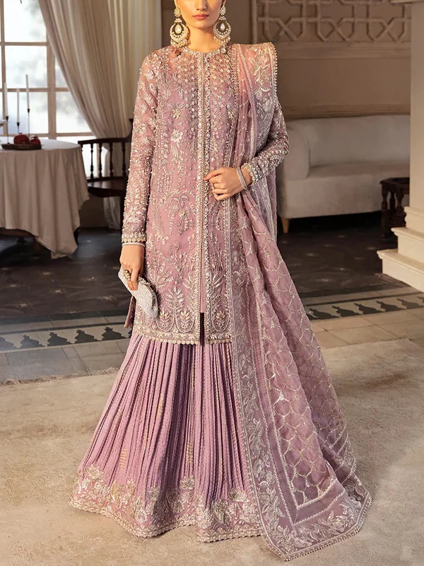 Mesh Embroidered Dress