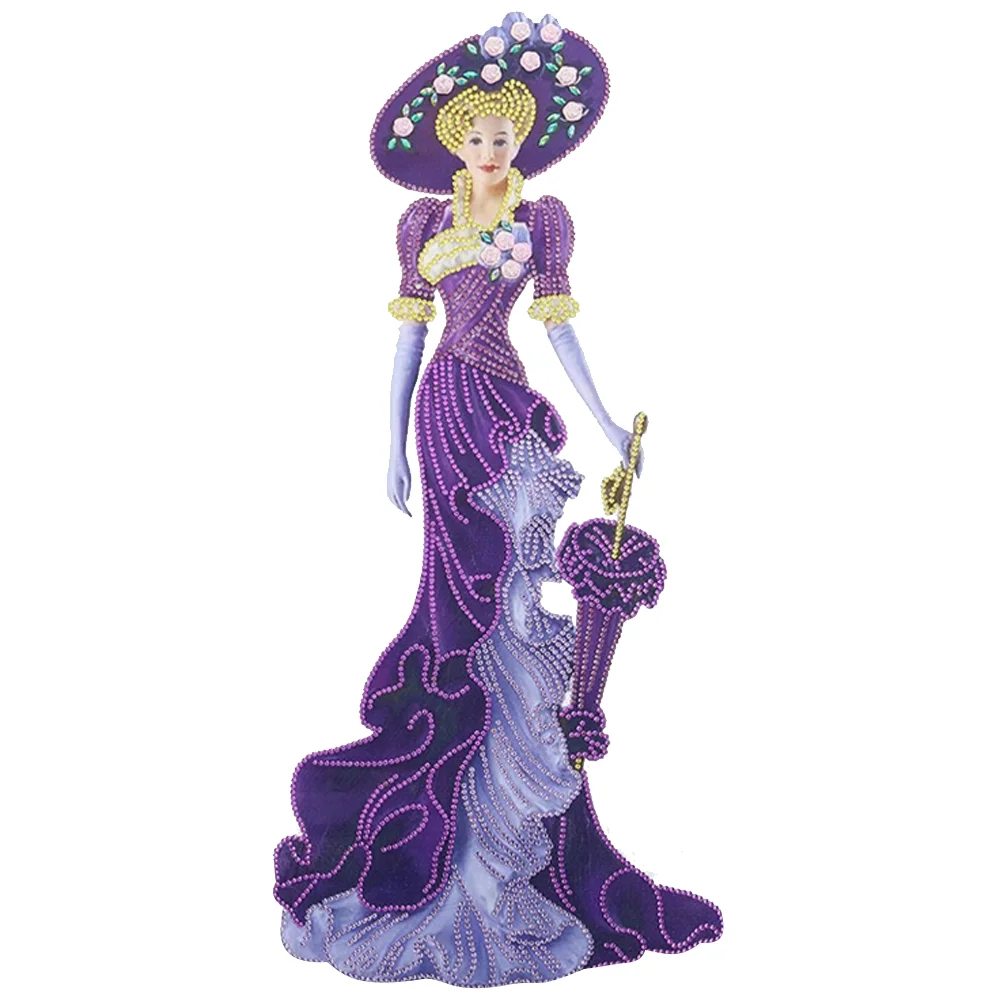 Diamond Painting - Special Shaped Drill - Dress Lady(30*60cm)