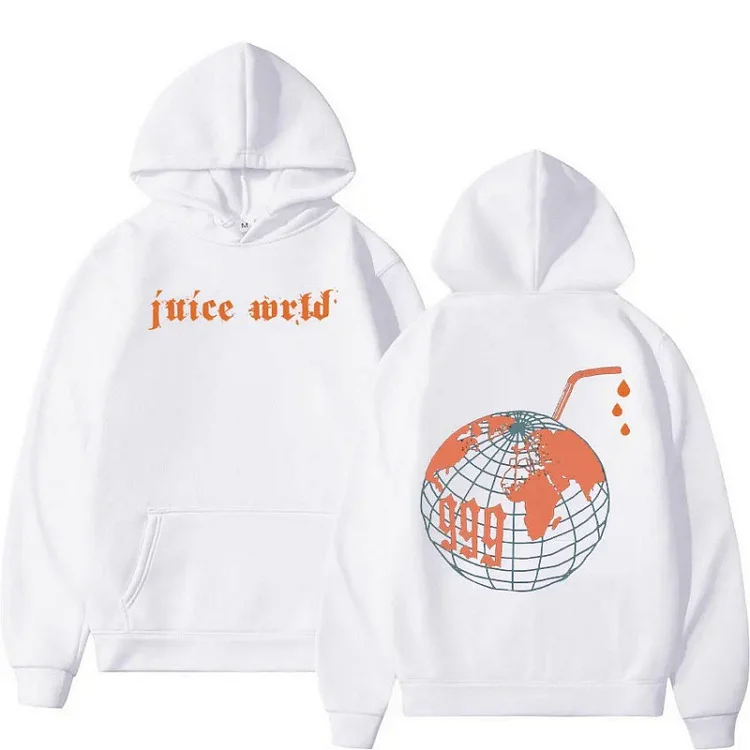 Rapper Juice Wrld 999 Graphic Hoodie Sweatshirt Hip Hop Oversized Hoodies Streetwear at Hiphopee