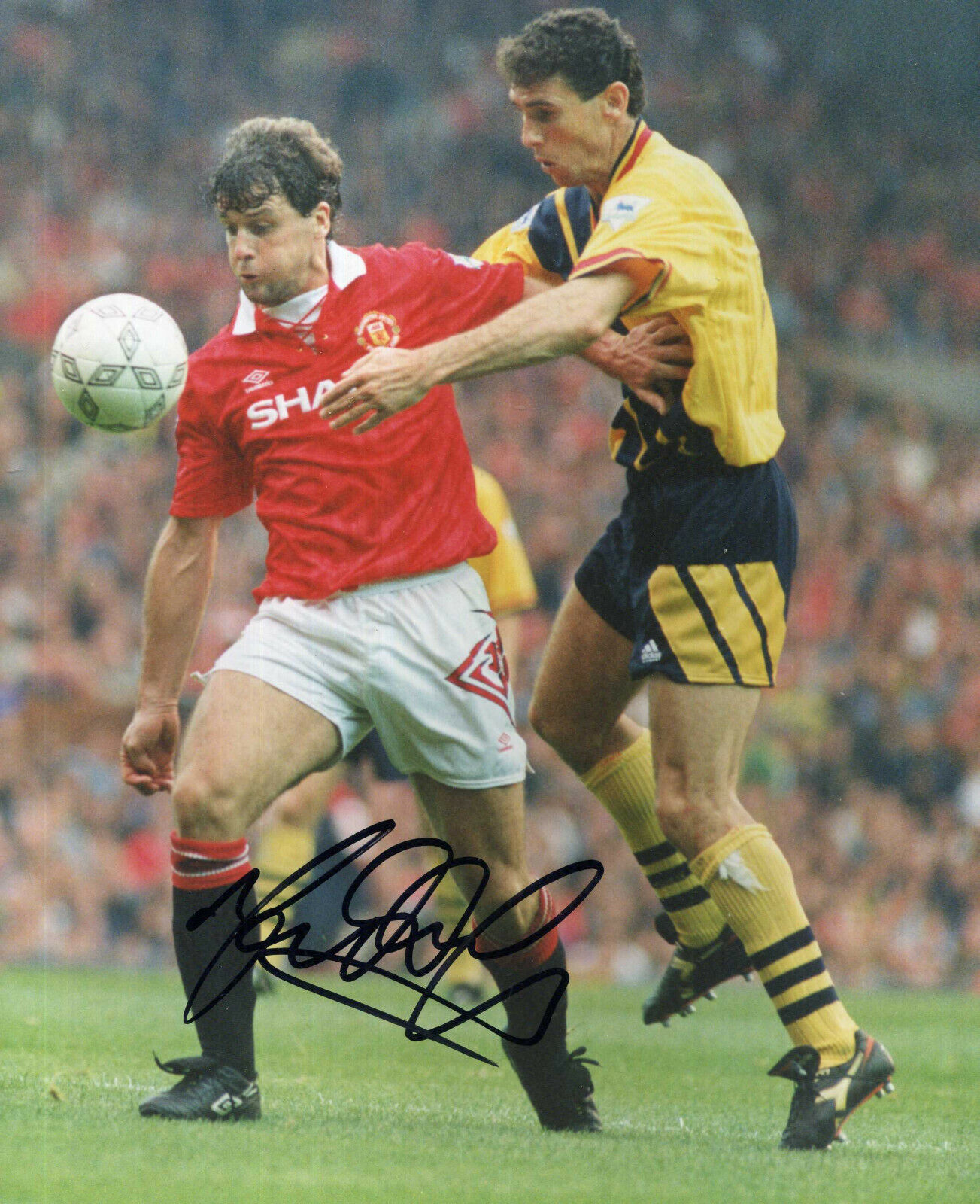 MARK SPARKY HUGHES Signed Photo Poster paintinggraph - Barcelona & Manchester United - Preprint